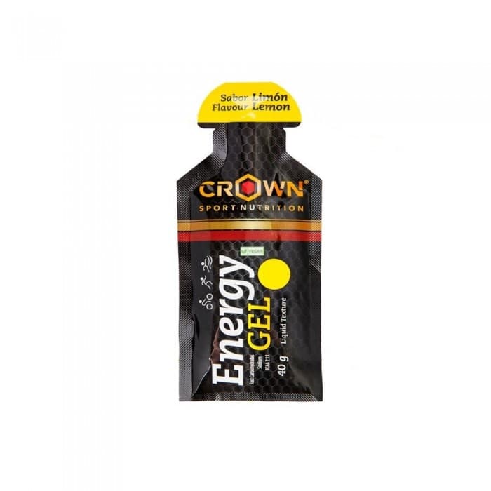 Crown Sport Nutrition Energy Gel - Carbohidratos + BCAA, Arginina, Taurina y Electrolitos